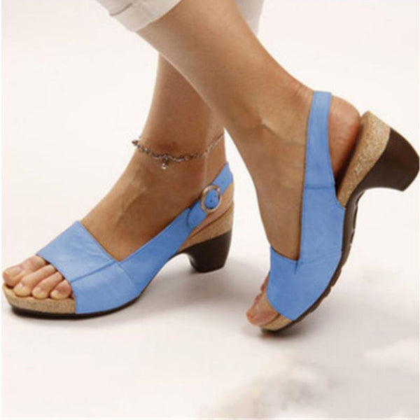Sandales rétro à talons pour femmes 2023